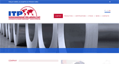 Desktop Screenshot of internationaltinplate.com